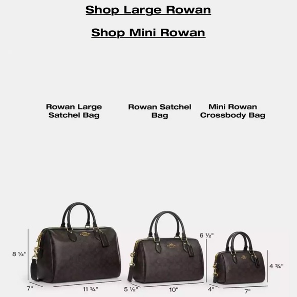 Rowan Satchel Bag In Signature Canvas - Picture 6 of 6